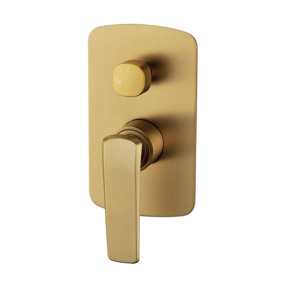 Esperia Shower Mixer with Diverter brushed gold