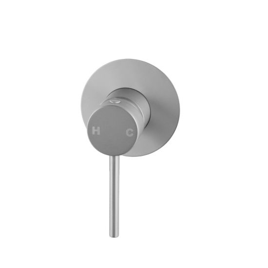 Pentro Shower Mixer with Thin Plate (65mm) brushed nickel