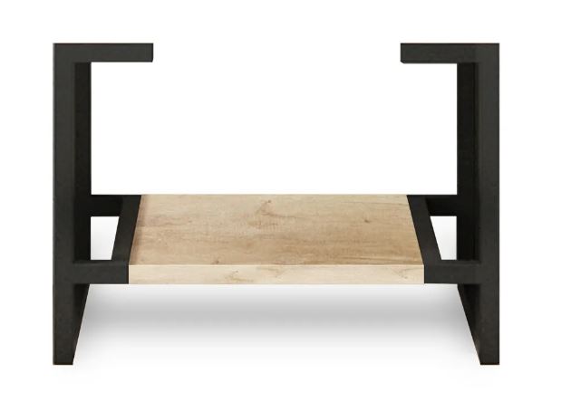 free standing Byron Vanity 600mm - Wood Grain Oak leg