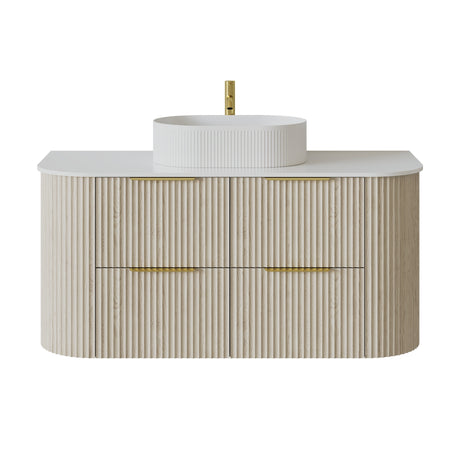CETO Artis-D 1200mm Classic Oak Wall Hung Vanity - Curve