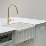 Novi 60 x 46 Fine Fireclay Gloss White Butler Sink