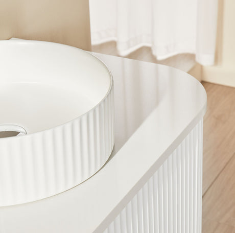 Avalon 1500mm Matte White Wall Hung Double Vanity