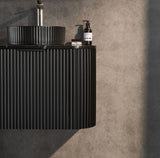 Avalon 750mm Matte Black Wall Hung Vanity