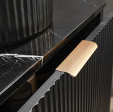 Avalon Wall Hung Vanity Matte black Drawer