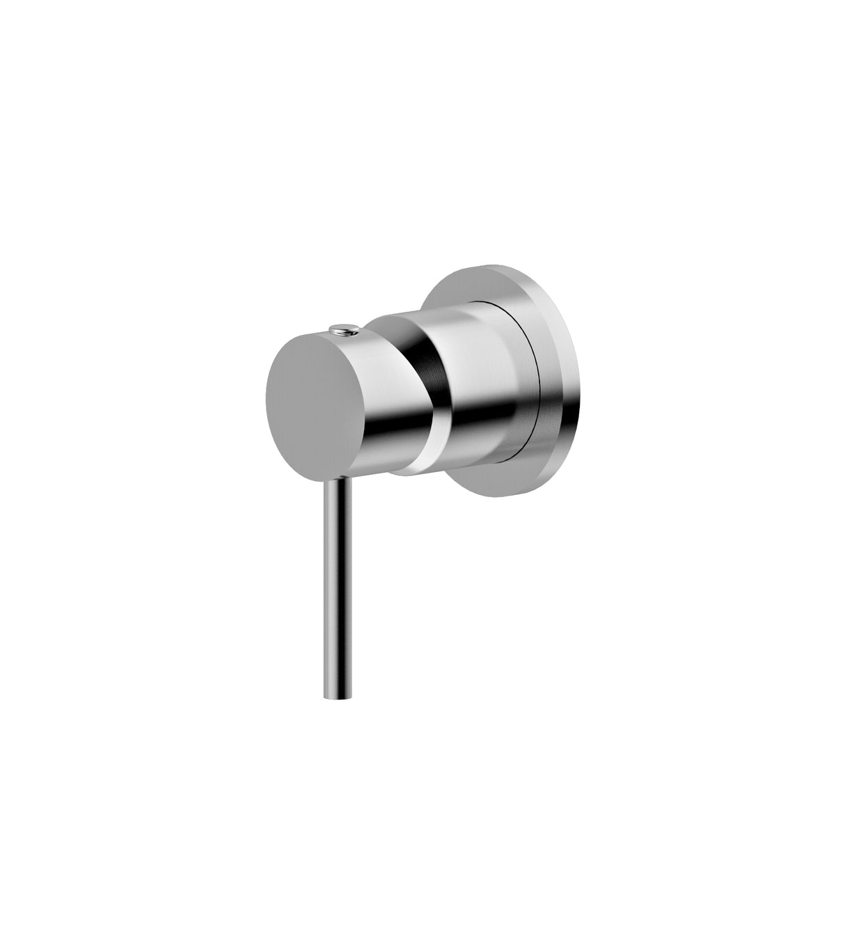 Morgan Rund Shower / Bath Mixer Brushed Nickel