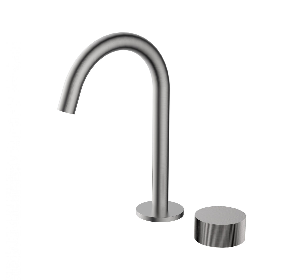 Qi Rund Progressive Basin / Bath Set Brushed Nickel