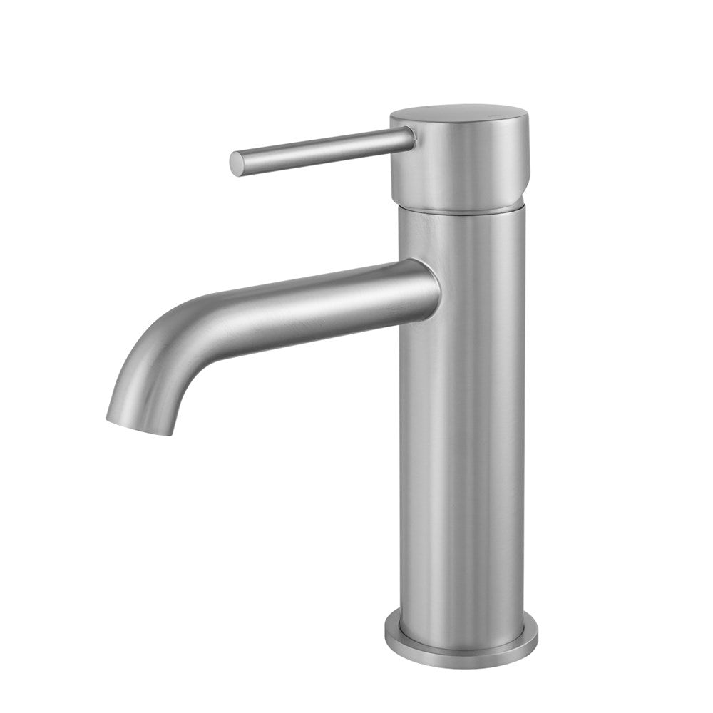 LUCID PIN - Brushed Nickel Basin Mixer