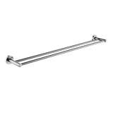 LUCID PIN - Brushed Nickel Cuttable Double Towel Rail