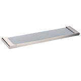 VOG - Brushed Nickel Glass Shelf