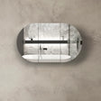 Bondi Black Oak Shaving Cabinet - 1200 x 750mm front view