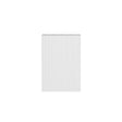 Bondi Laundry 415 Fluted White Wall Cabinet front
