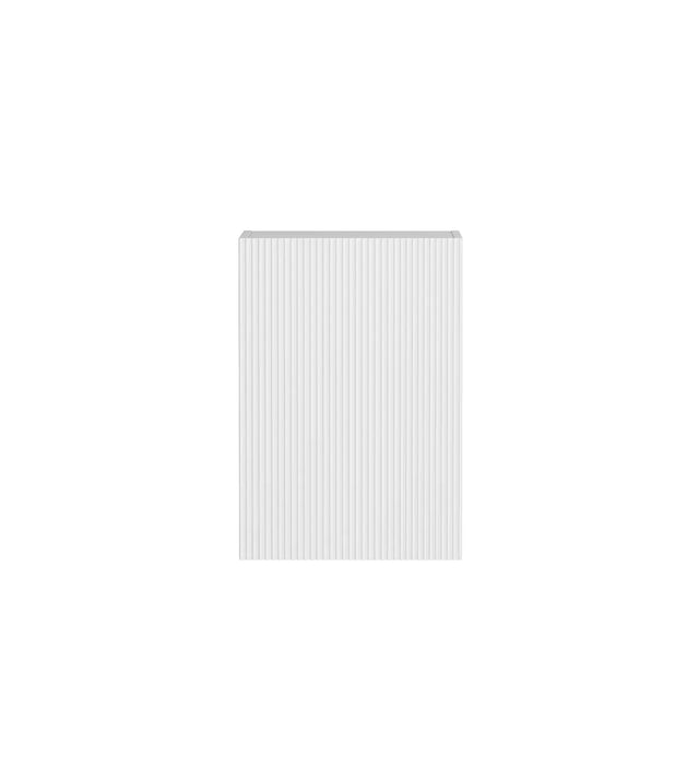 Bondi Laundry 415 Fluted White Wall Cabinet front