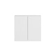 Bondi Laundry 630 Fluted White Wall Cabinet front