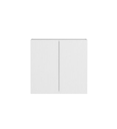 Bondi Laundry 630 Fluted White Wall Cabinet front