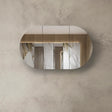 Bondi Natural Oak Shaving Cabinet - 1200 x 750mm front view