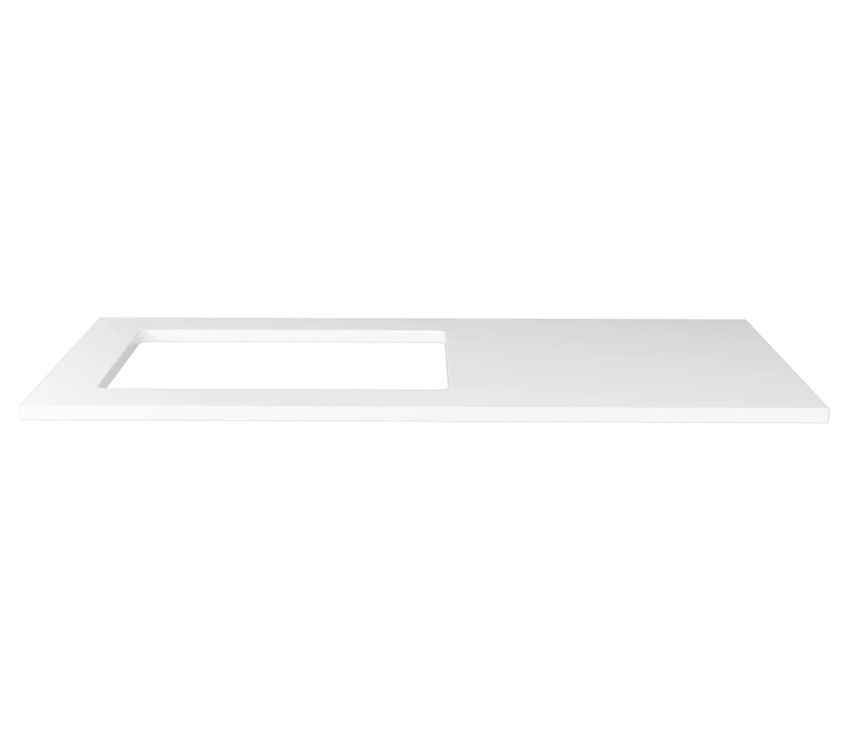 Bondi White Base Laundry Cabinet with Stone Top and Sink 1060x600x900 taphole