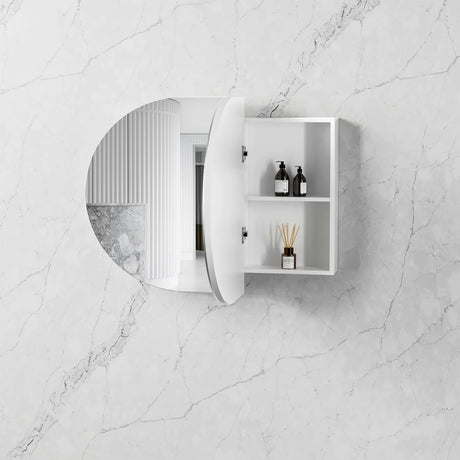 Open Bondi White Shaving Cabinet - 900 x 600mm