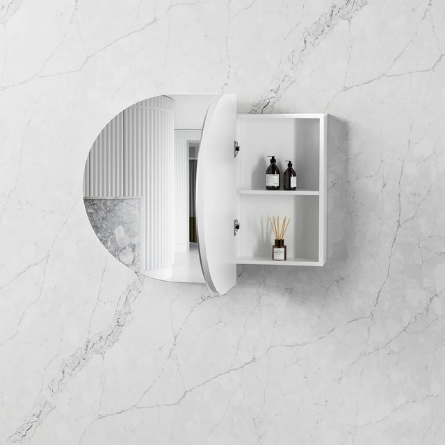 Open Bondi White Shaving Cabinet - 900 x 600mm