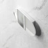 Bondi White Shaving Cabinet - 900 x 600mm top view