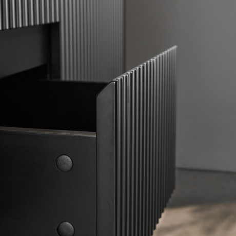 Closer look of open drawer of Brindabella Wall Hung Vanity Centre Drawer 1200mm