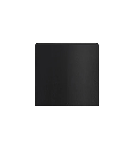 Byron 630 Black Oak Wall Cabinet front
