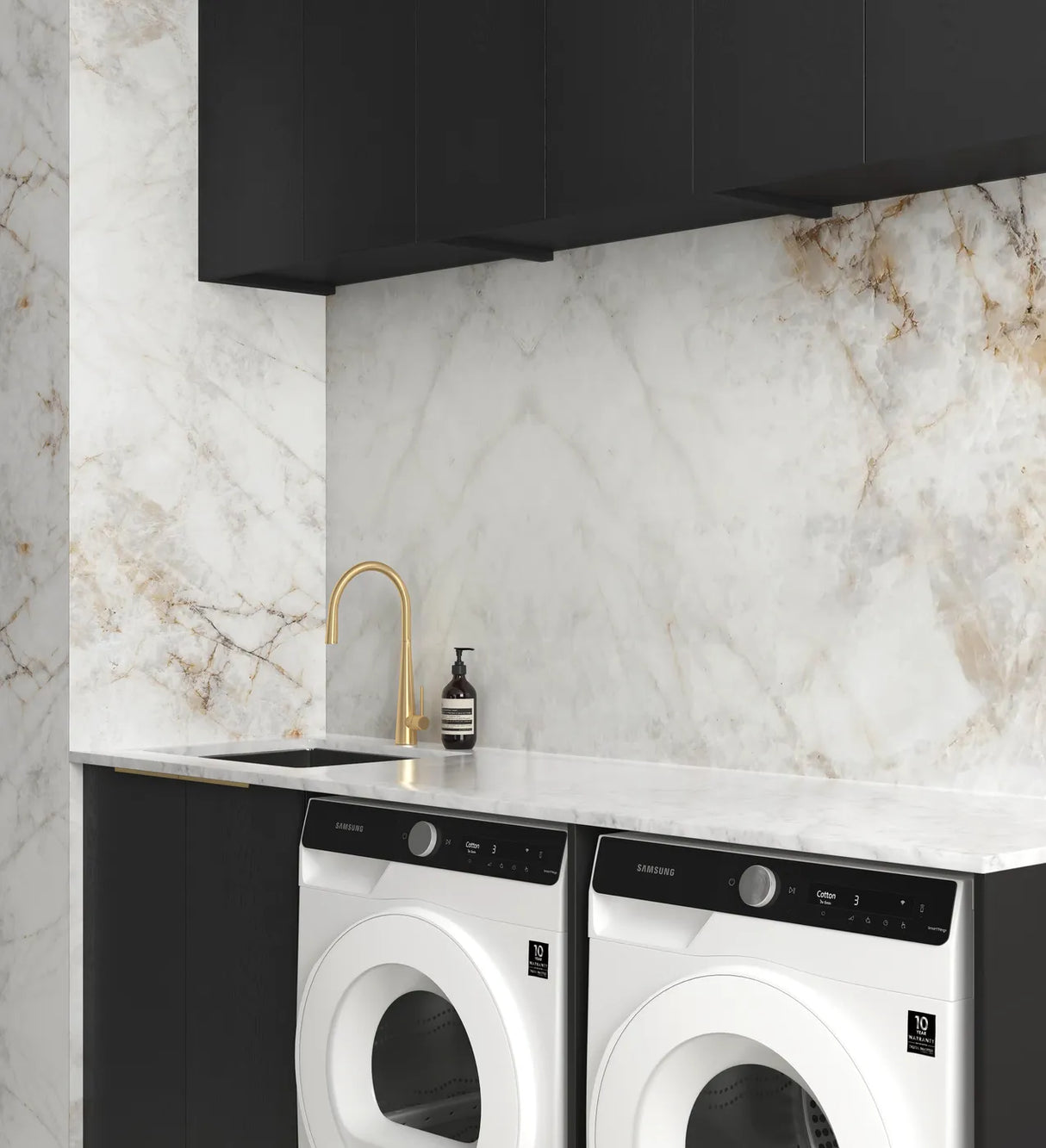 Byron/Bondi Black Oak Laundry Kit 1960x600x2100
