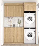 Byron/Bondi Natural Oak Laundry Kit 1715x600x2100