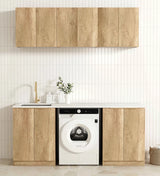 Byron/Bondi Natural Oak Laundry Kit 1960x600x2100