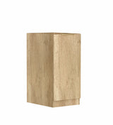 Byron Laundry 415 Natural Oak Base Cabinet with internal Drawer side view