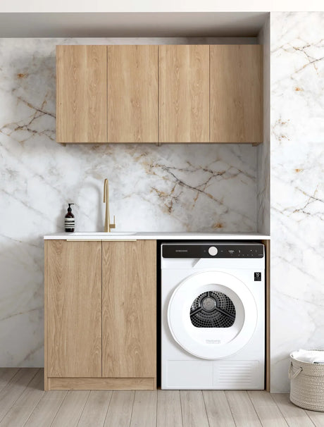 Byron Natural Oak Laundry Kit 1305x600x2100