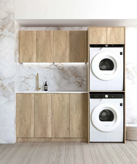 Byron Natural Oak Laundry Kit 1960x600x2100