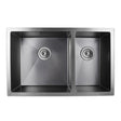 Top View Dark Grey Stainless Steel 710x450x205mm Kitchen Sink