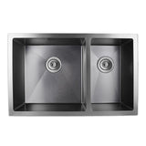 Top View Dark Grey Stainless Steel 710x450x205mm Kitchen Sink