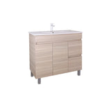 EVIE 900 x 360mm Oak PVC Floor Vanity