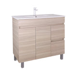 EVIE 900mm Oak PVC Floor Vanity