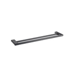 VOG - 600mm Gunmetal Double Towel Rail