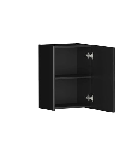 open Hampshire Laundry 415 Black Wall Cabinet