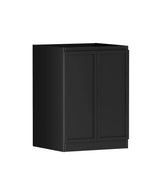 Hampshire Laundry 630 Black Base Cabinet side view