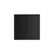 Hampshire Laundry 630 Black Wall Cabinet front view