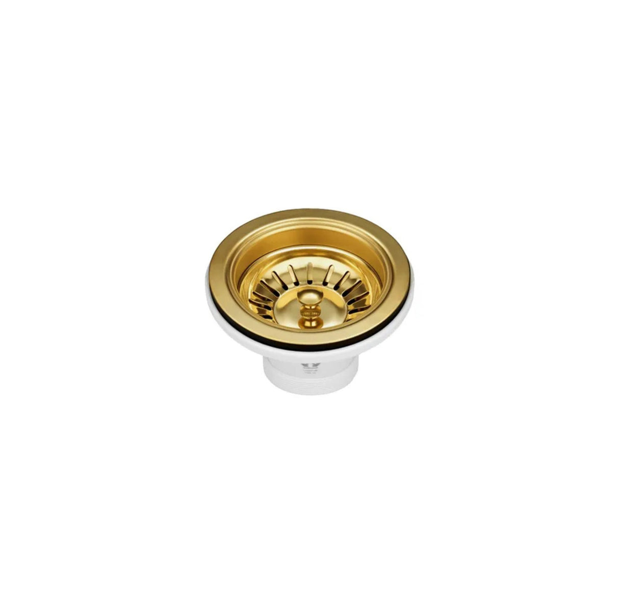 Axon 450x450x220mm Single Bowl Argent Gold Sink Basket Waste