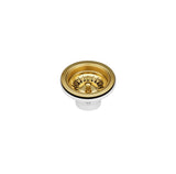 Arte 760x450x220mm Double Bowl Argent Gold Sink Basket Waste