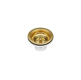 Axon 520x440x220mm Single Bowl Argent Gold Sink Basket Waste