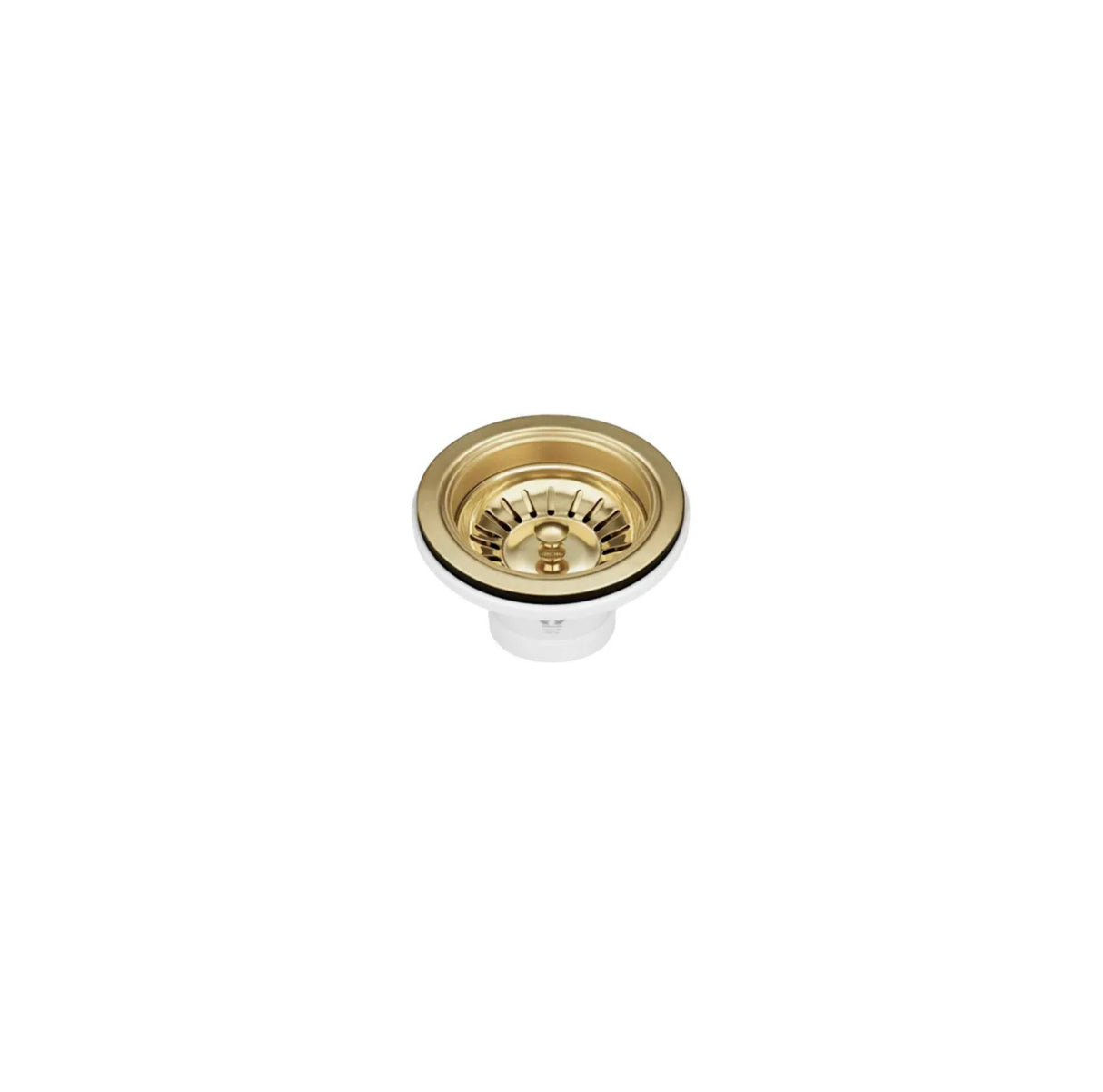 Axon 580x440x220mm Single Bowl Brushed Gold Sink basket waste