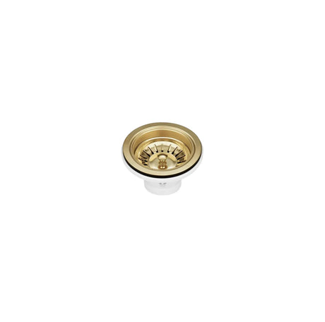 Axon 580x440x220mm Single Bowl Brushed Gold Sink basket waste