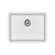Viva 585×460x210mm Matte White Single Bowl Granite Sink