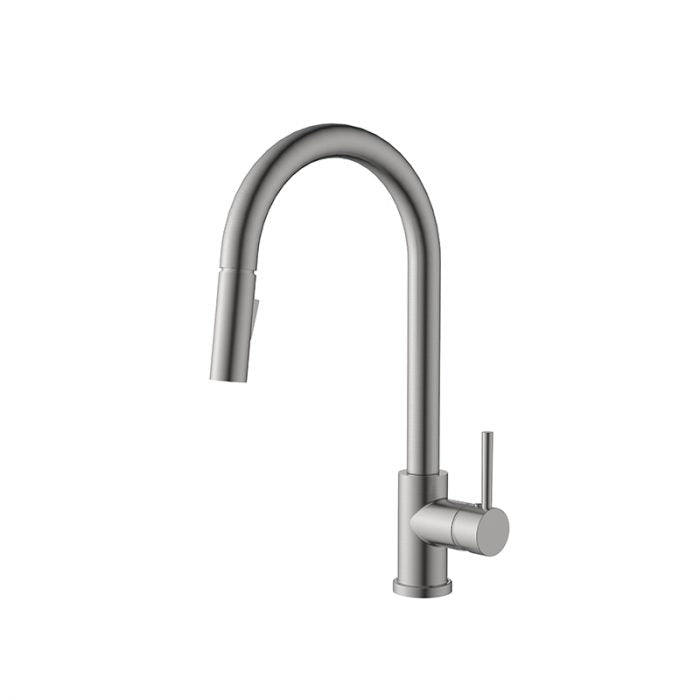 Küchendesigner Pull-out Kitchen Mixer Brushed Nickel