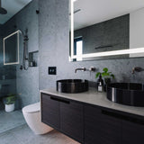 Kaia Wall Hung Vanity 1300mm - Dark Oak