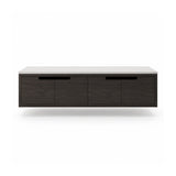 Kaia Wall Hung Vanity 1300mm - Dark Oak