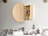 LED Bondi Natural Oak Shaving Cabinet - 900x600mm