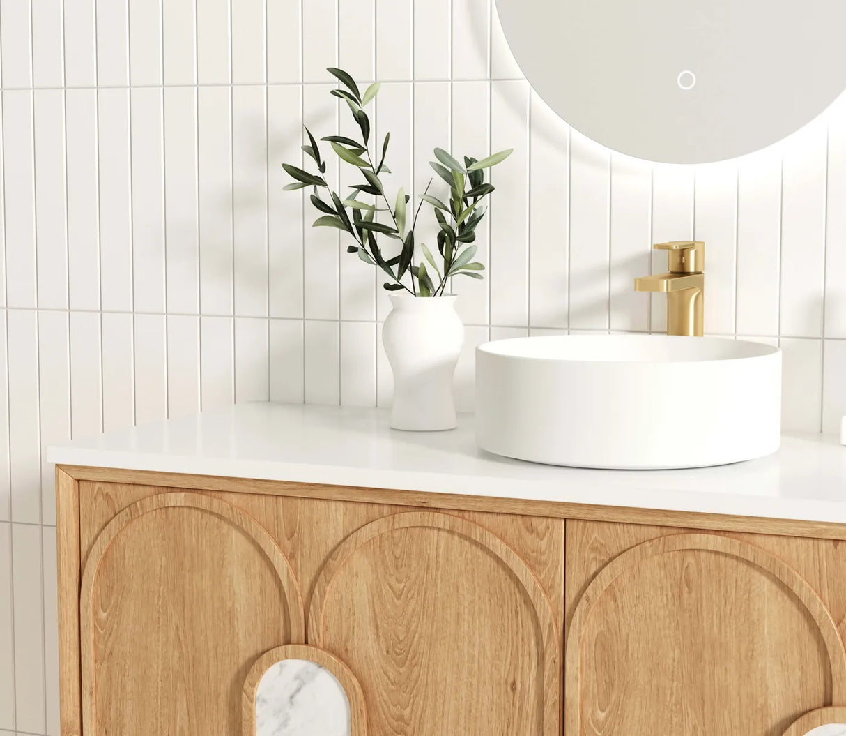 Laguna Wall Hung Vanity 1200mm - Natural Oak